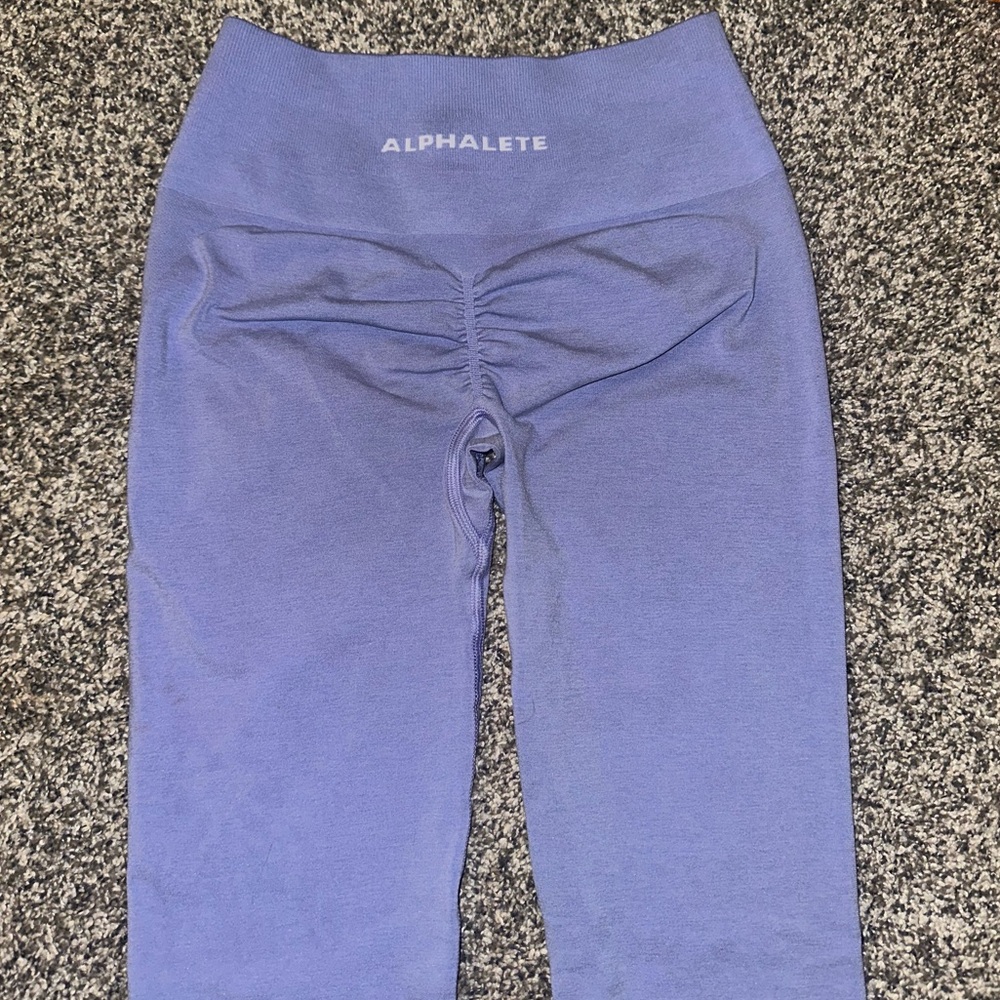ALPHALETE Amplify Leggings Purple Size S